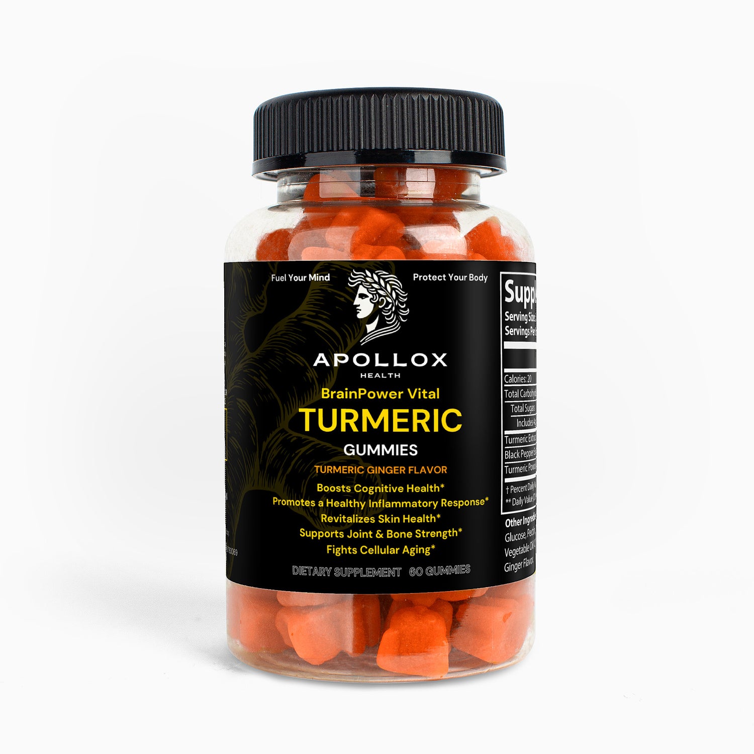 ApolloX™ BrainPower™ Vital Turmeric Gummies