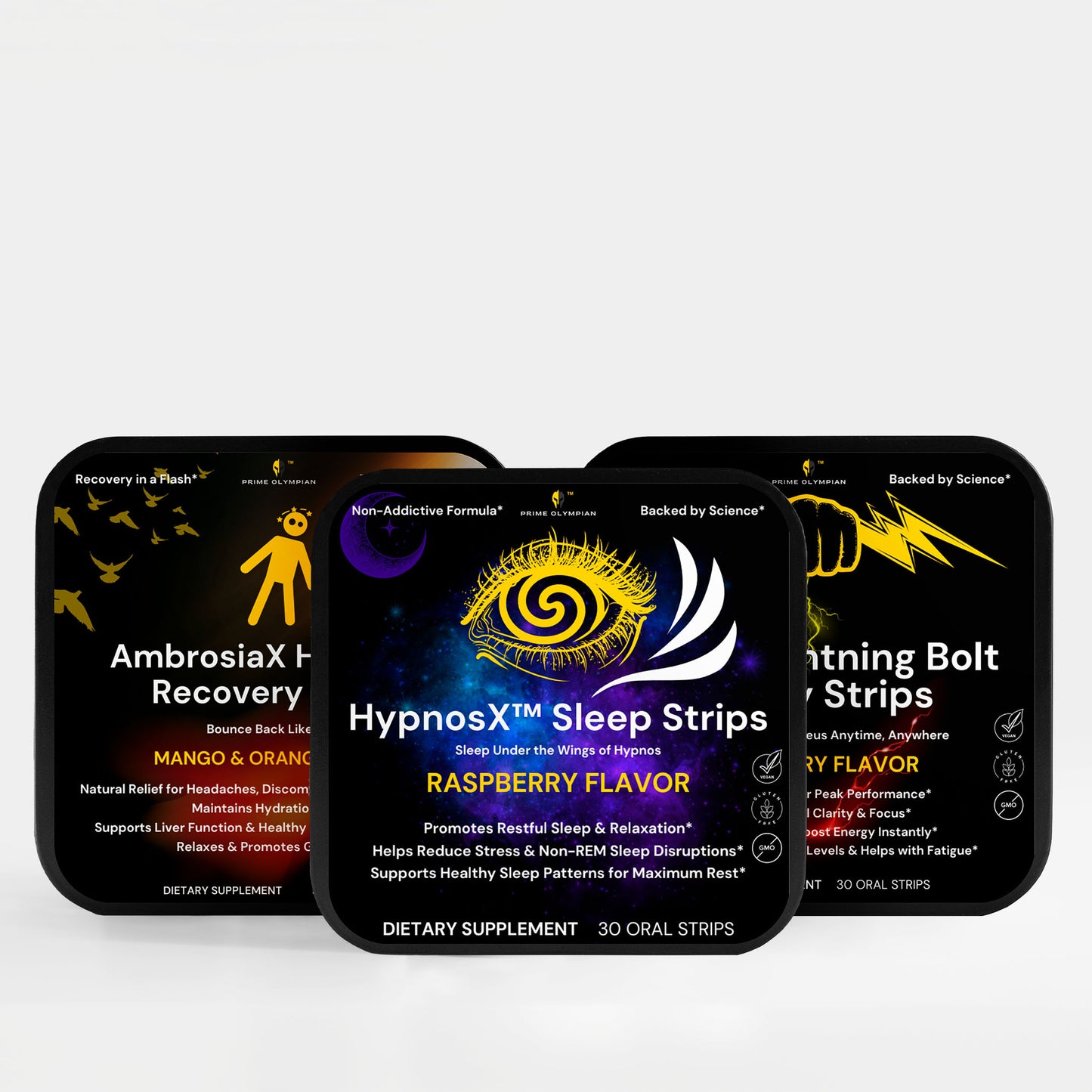 Party-to-Productivity Trio Strip Stack