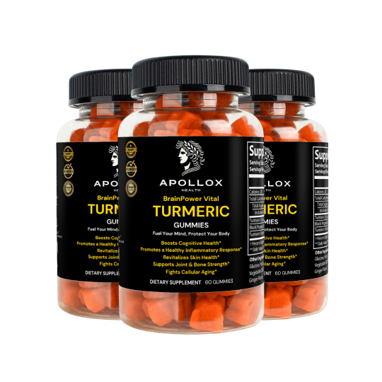 ApolloX™ BrainPower™ Vital Turmeric Gummies